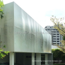 Architectural aluminum panels exterior building facade for outdoor facade